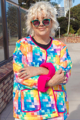 Rainbow Pixel Jacket