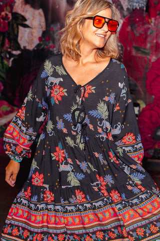 Boho Tie Dress - Malaika