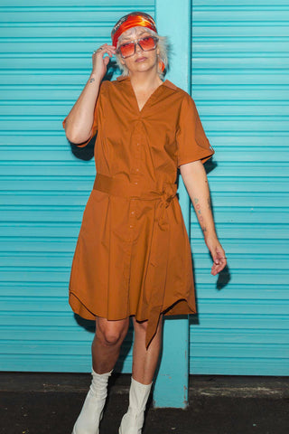 Romy Dress - Tan