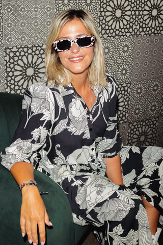 Rowyn Dress - Black Floral