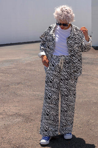 SS Denim Jacket - Zebra