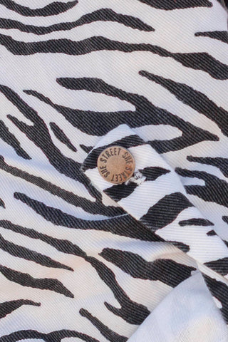 SS Denim Jacket - Zebra