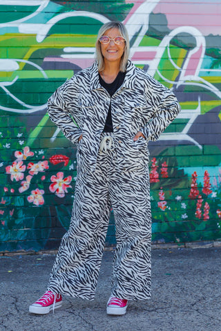 SS Denim Jacket - Zebra