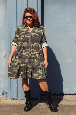 STREET Denim Dress - Camo