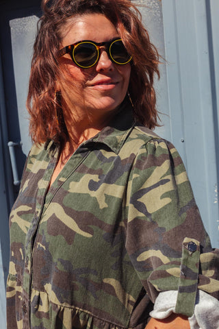 STREET Denim Dress - Camo