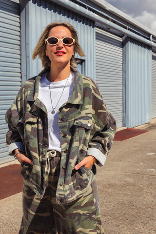 STREET Denim Jacket - Camo