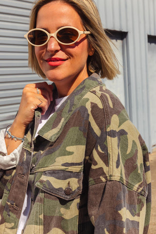STREET Denim Jacket - Camo