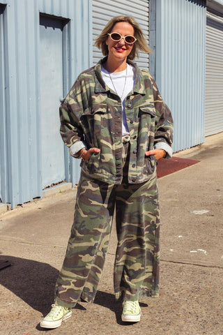 STREET Denim Jacket - Camo