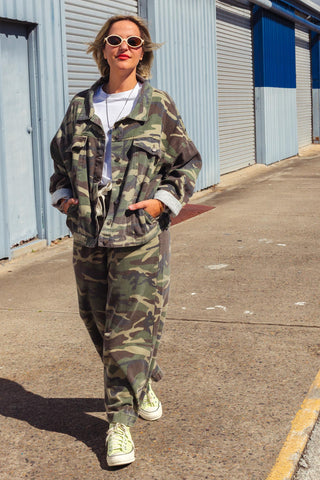 STREET Denim Jacket - Camo