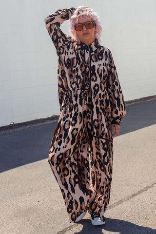Sabre Lounge Pants - Leopard