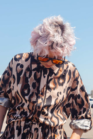 Sabre Button Up Shirt - Leopard
