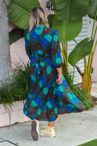 Samara Dress - Oasis Blue