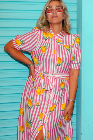 Shae Dress - Pink Lemonade