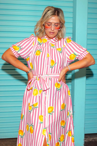Shae Dress - Pink Lemonade