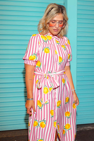 Shae Dress - Pink Lemonade