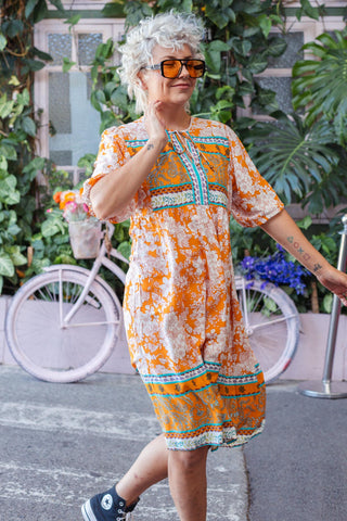 Sienna Dress - Orange