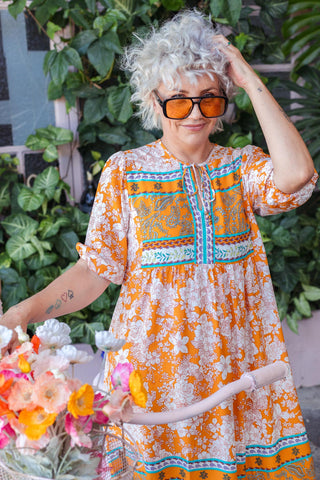 Sienna Dress - Orange