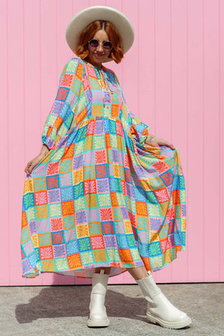 Graphic Technicolour Dress