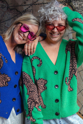 Tiger Cardi - Blue