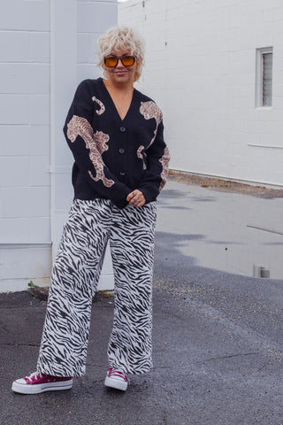 Tiger Knit - Black