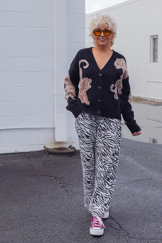 Tiger Knit - Black