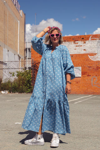 Vienna Dress - Light Denim