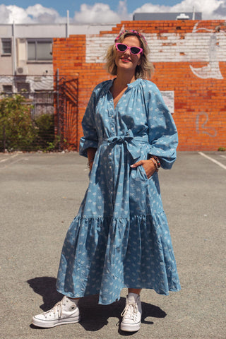 Vienna Dress - Light Denim