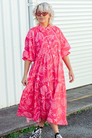 Winnie Dress - Equinox Pink