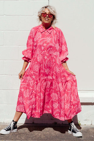 Winnie Dress - Equinox Pink