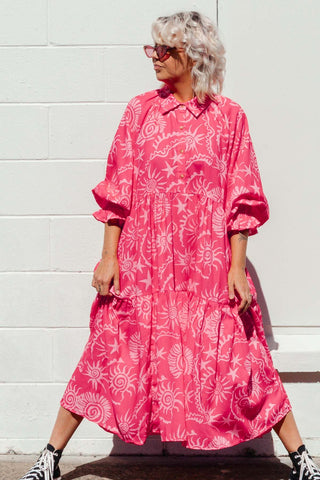 Winnie Dress - Equinox Pink
