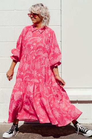 Winnie Dress - Equinox Pink