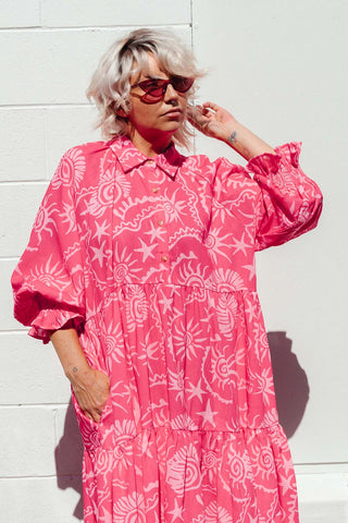 Winnie Dress - Equinox Pink