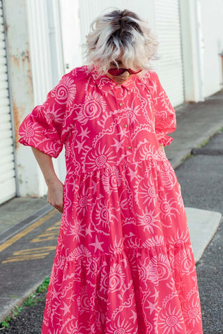 Winnie Dress - Equinox Pink