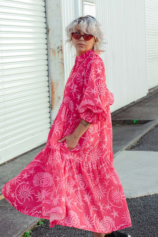 Winnie Dress - Equinox Pink