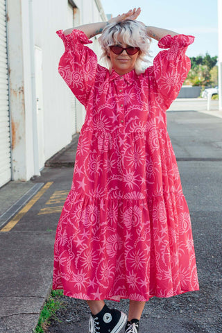 Winnie Dress - Equinox Pink