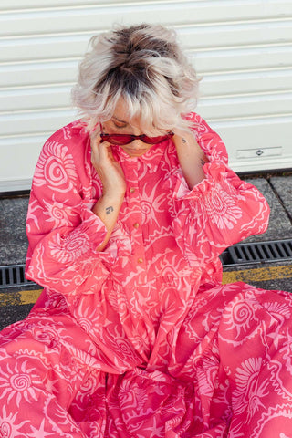 Winnie Dress - Equinox Pink
