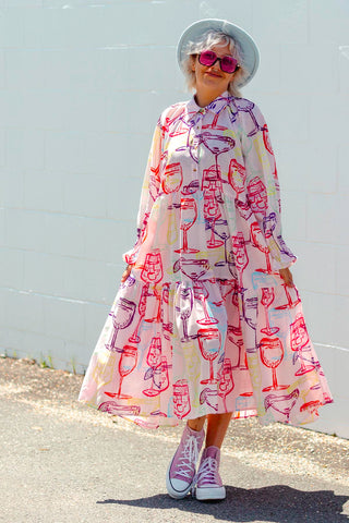 Winnie Dress - Happy Hour Pink