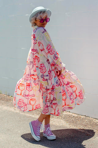 Winnie Dress - Happy Hour Pink