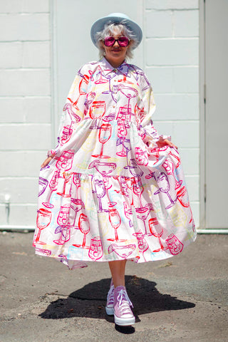 Winnie Dress - Happy Hour Pink