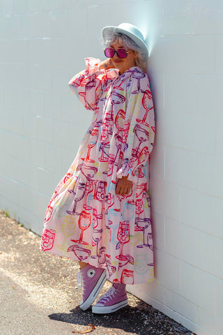 Winnie Dress - Happy Hour Pink