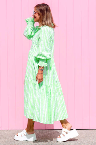 Winnie Dress - Neon Green