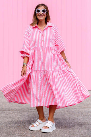 Winnie Dress - Neon Melon ***PRE ORDER***