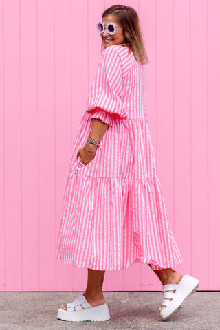 Winnie Dress - Neon Melon ***PRE ORDER***