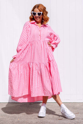 Winnie Dress - Neon Melon ***PRE ORDER***
