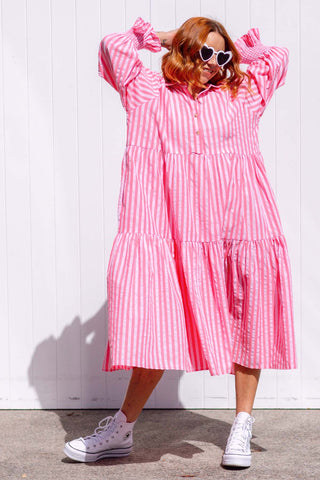 Winnie Dress - Neon Melon ***PRE ORDER***