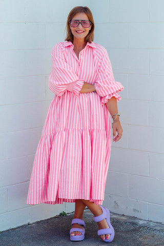 Winnie Dress - Neon Melon ***PRE ORDER***