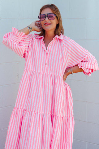 Winnie Dress - Neon Melon ***PRE ORDER***