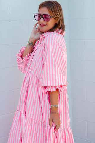 Winnie Dress - Neon Melon ***PRE ORDER***