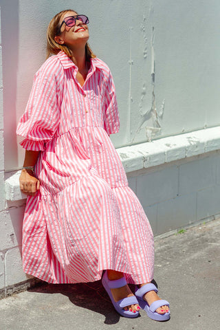 Winnie Dress - Neon Melon ***PRE ORDER***
