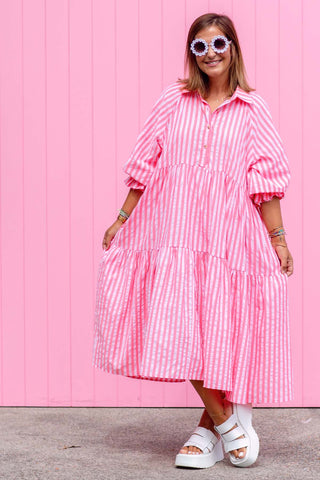 Winnie Dress - Neon Melon ***PRE ORDER***
